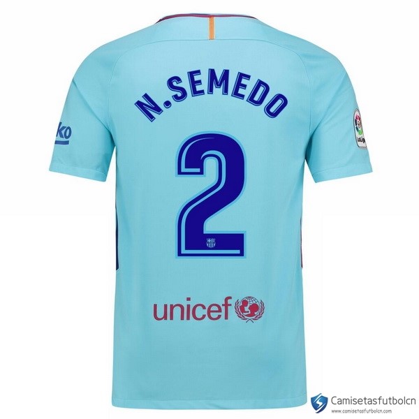 Camiseta Barcelona Segunda equipo N.Semedo 2017-18